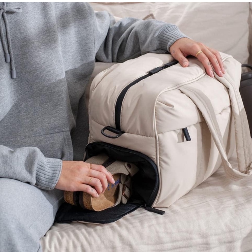 Travel Duffel Bag Quilted Nylon Weekender Duffel Bag